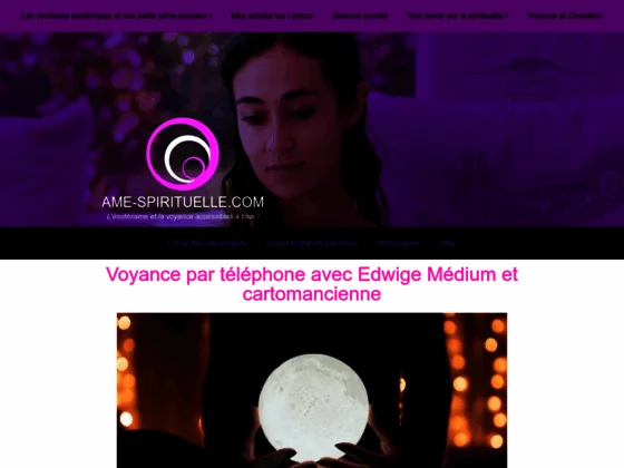 Cabinet de voyance âme spirituelle avec une médium honnête par téléphone