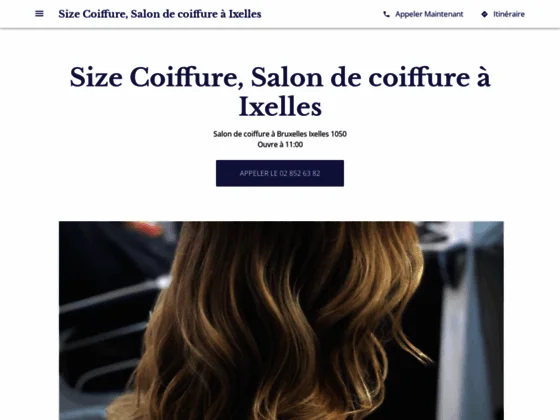 Salon de coiffure à Bruxelles Ixelles - Size Coiffure
