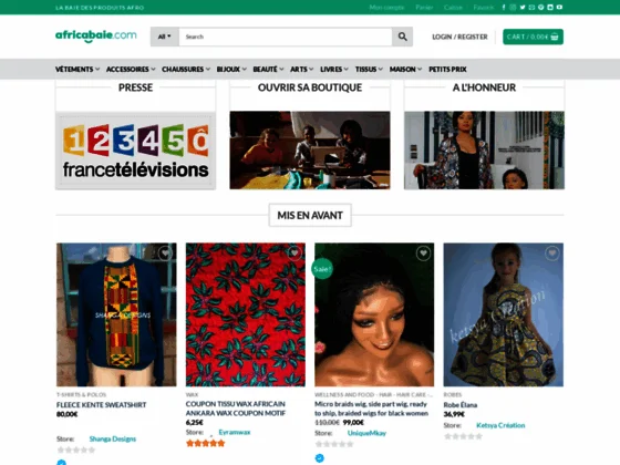 AFRICABAIE: Produits africains faits mains