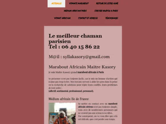 Les services du marabout Kasory pour la réalisation des rêves