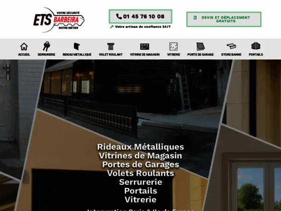 Réparation rideau métallique