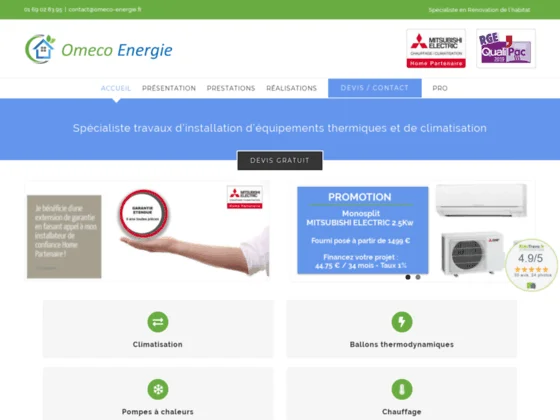 Spécialiste de l'installation d'équipements thermiques