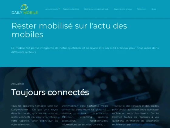 Tout savoir sur le secteur des mobiles  