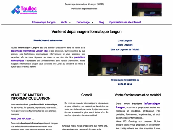 Toullec informatique Langon