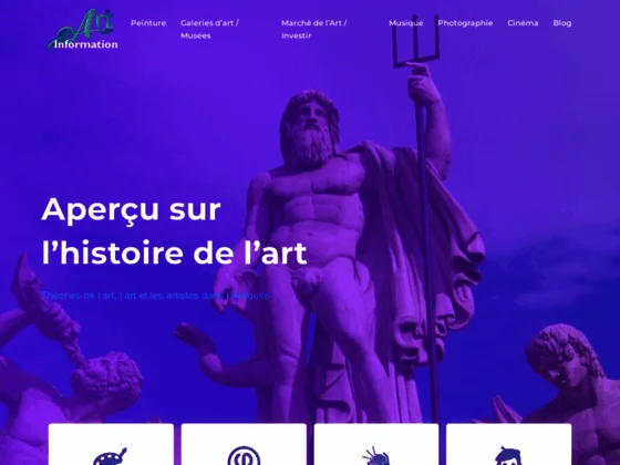 Blog d'information sur l'art
