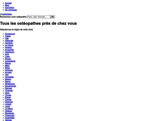 Ostéopathes de France