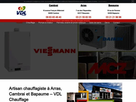 Artisan chauffagiste à Cambrai et Bapaume – VDL Chauffage