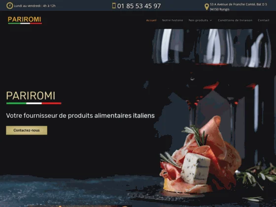 Votre fournisseur de produits italiens et Charcuterie italienne à Rungis