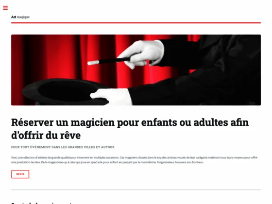 Artistes magiciens