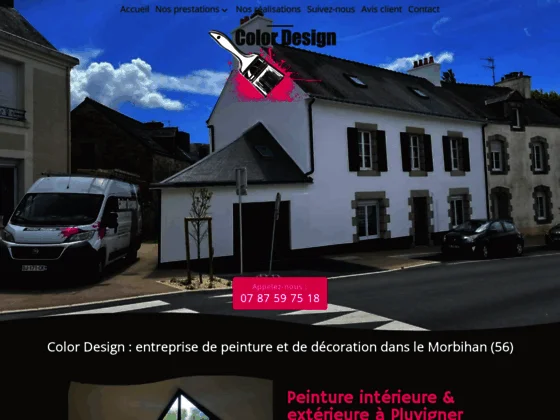 Color Design : entreprise de peinture en bâtiment à Pluvigner près de Lorient (56)