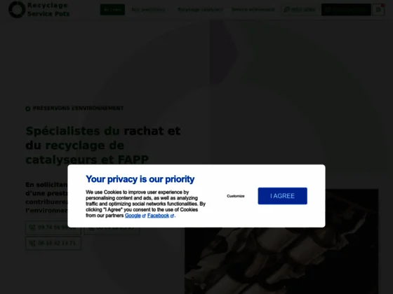 Recyclage Service Pots