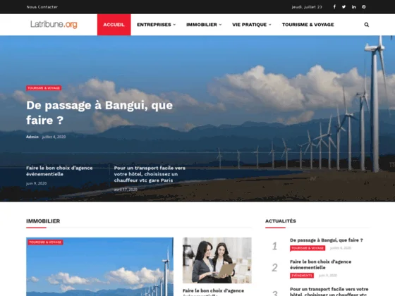 La-tribune.org : blog d’actualités généralistes