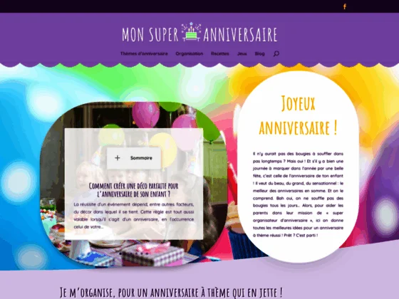 Organiser un anniversaire à thème