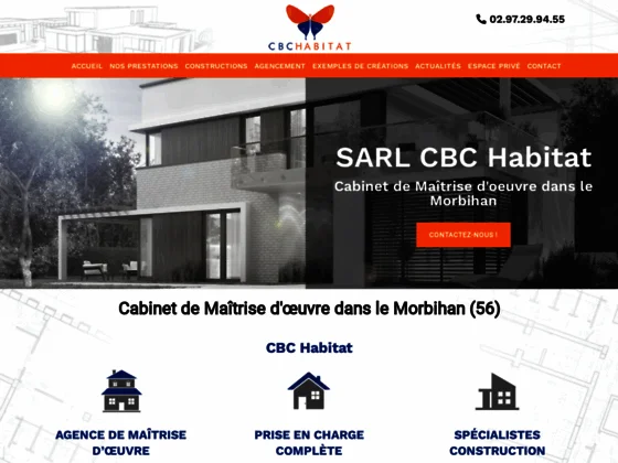 CBC Habitat : bureau d'étude structure & maîtrise d'oeuvre dans le Morbihan (56)