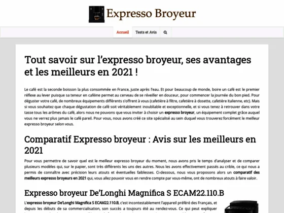 Exresso broyeur