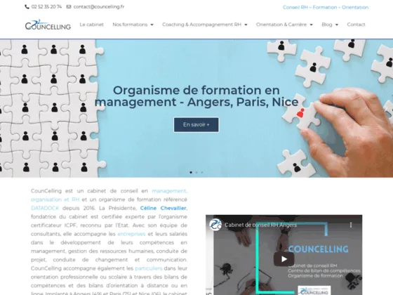 Centre de formation et cabinet RH à Paris, Angers et Nice