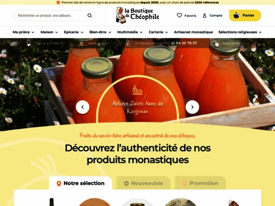 Vente en ligne des produits de l’artisanat monastique 
