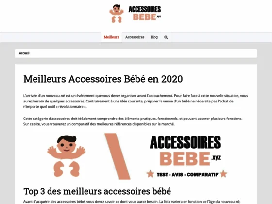 Accessoires bébé