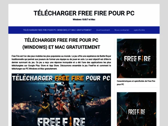 Free fire pour pc