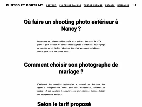 Shooting photo portrait à Lyon