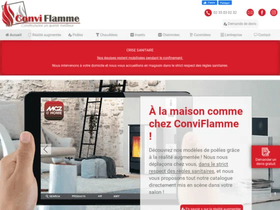 Conviflamme - professionnel du chauffage écologique à Rouen (76)