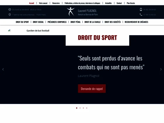 Avocat droit du sport Paris 7