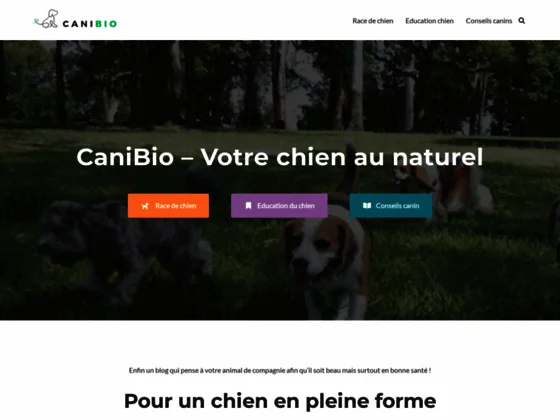 Canibio - la santé de votre chien par les plantes