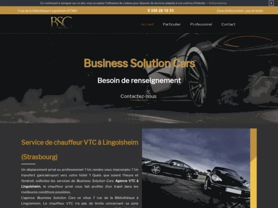 Votre chauffeur privé à Strasbourg