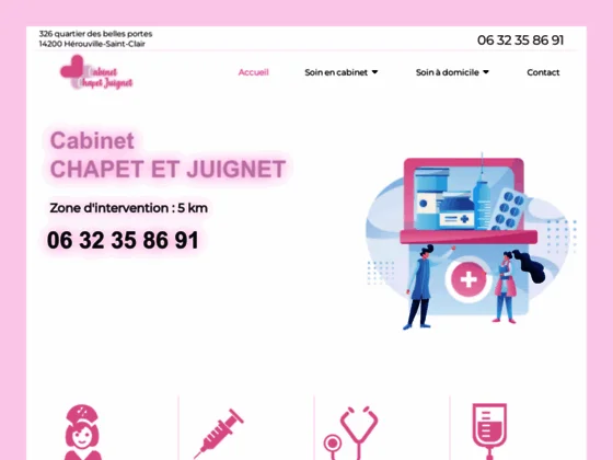 Infirmière à domicile à Caen 