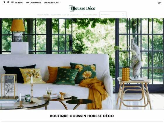 Housse Déco, vente de coussins scandinave à prix réduits