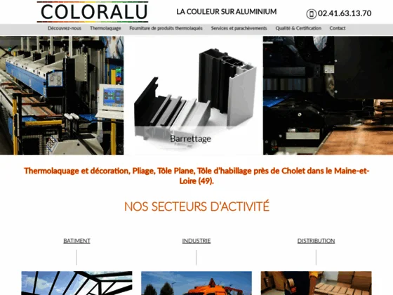 COLORALU : thermolaquage aluminium au May-sur-Èvre près de Cholet (49)