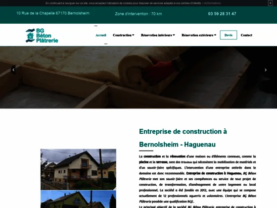 Extension de maison à Strasbourg - BG Béton Plâtrerie