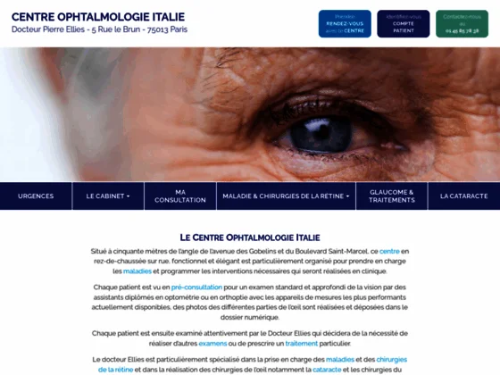 Centre d'ophtalmologie à Paris 13e - Maladies oculaires et chirurgie
