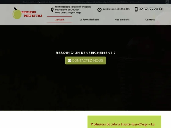 Producteur de cidre à Livarot-Pays-d’Auge