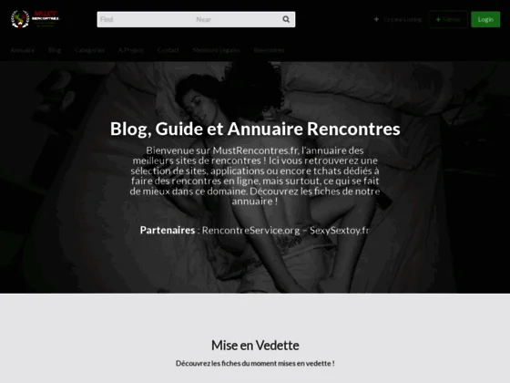 Annuaire des meilleurs sites de rencontres