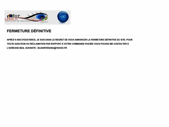 Lentilles de couleur