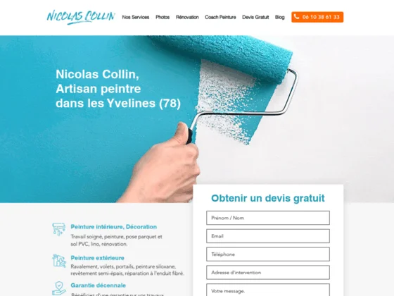 Entreprise de peinture Collin Nicolas, peinture78