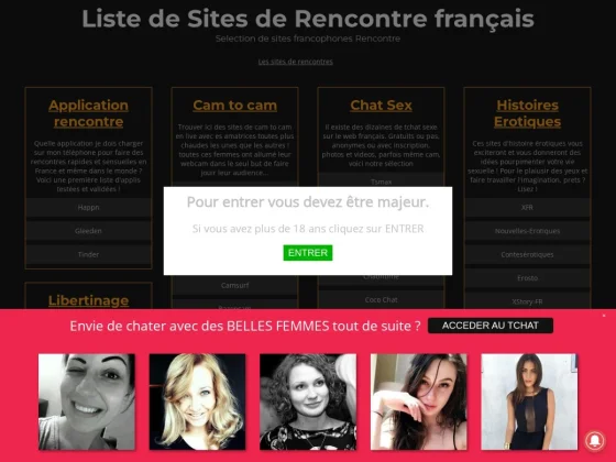 Camextra : Liste de site de rencontre francophones