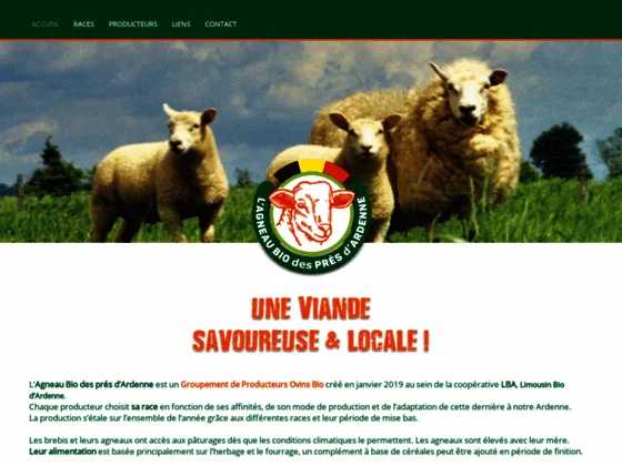 L’Agneau Bio des prés d’Ardenne