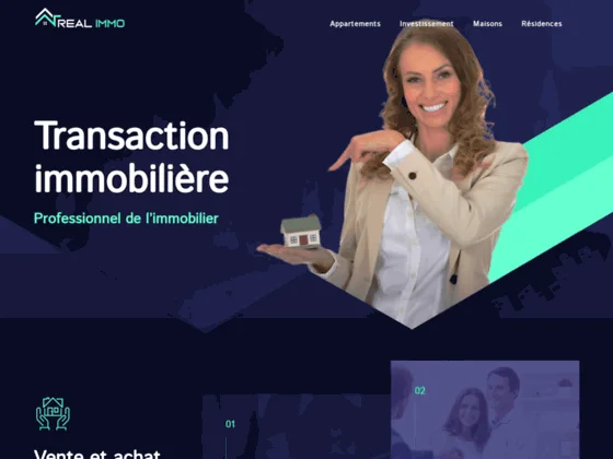 Plateforme de transaction immobilière