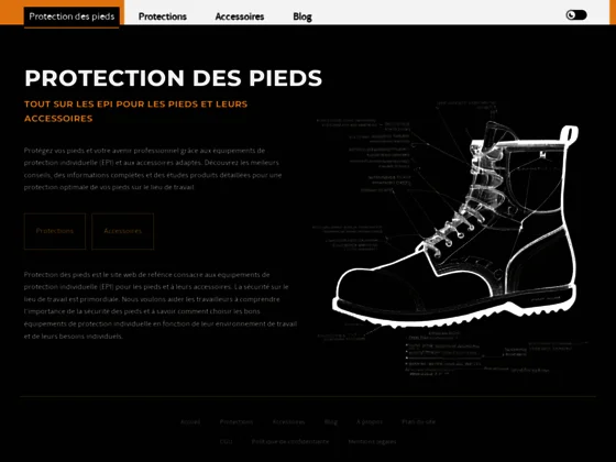 Protection des pieds