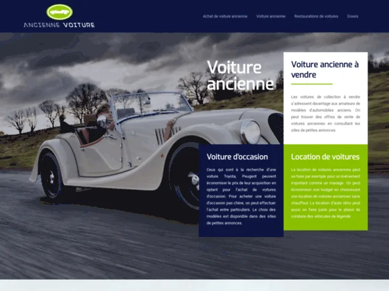 Tout savoir sur l’univers des voitures anciennes