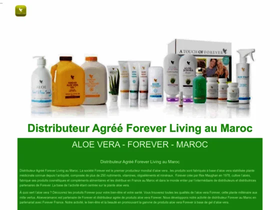 Distributeur Agréé Forever Living