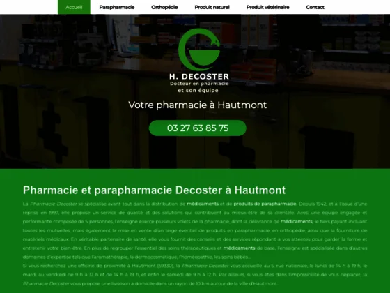 Pharmacie Decoster à Hautmont
