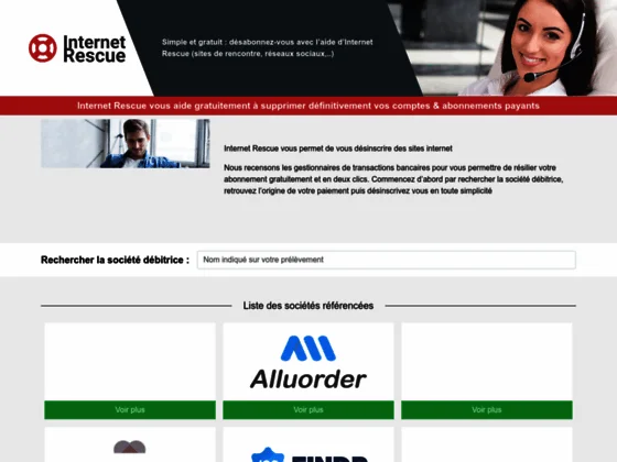 Internet Rescue,  services pour résilier vos abonnements en quelques minutes