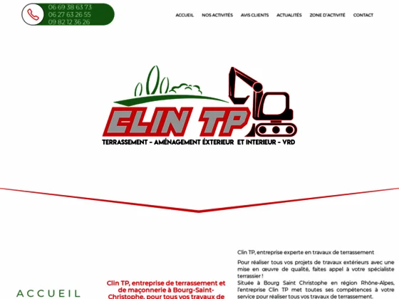 Terrassement à Ambérieu