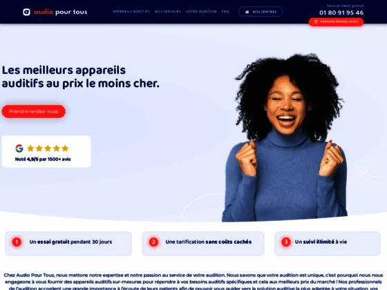 Audio pour Tous : appareils auditifs de qualité