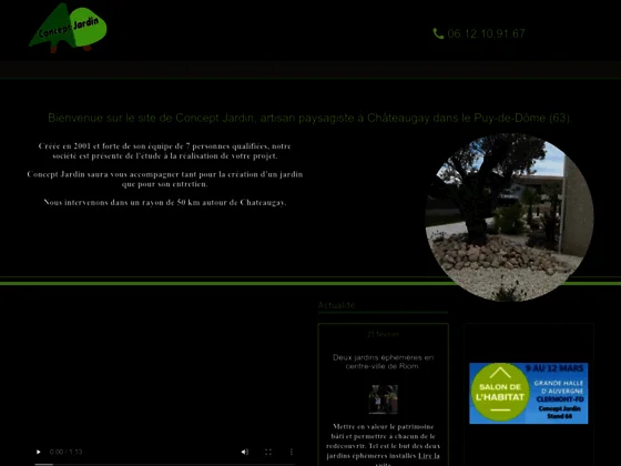 Concept Jardin : jardinier paysagiste à Châteaugay près de Clermont-Ferrand (63)