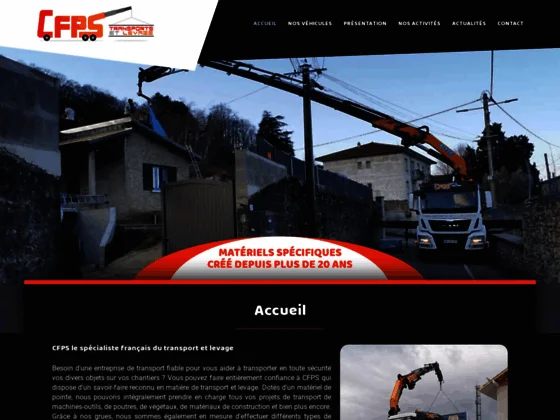 Transport matériaux à lever à  Morestel