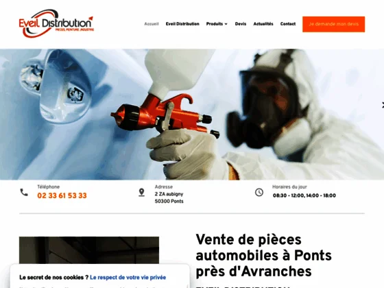 Magasin de pièces automobiles à La Haye-Pesnel 